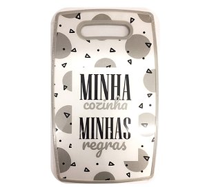 Tábua para Corte PVC Decorada Cozinha 23x37cm - Fratelli