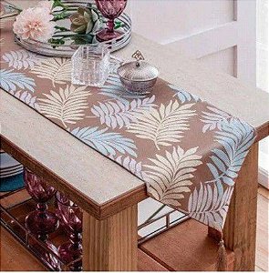 Trilho Caminho de Mesa Esplendor Detroit Premium 32x150cm - Jolitex