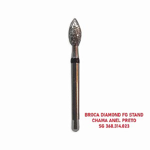 Broca Diamantada FG stand Tipo Chama Anel preto - sg 438.314.023 - HEICO