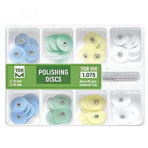 Kit universal de discos de polimento dentário (80 pcs) - Tor Vm