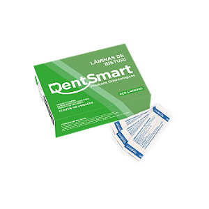 Lâminas Bisturi em Aço Carbono - Dentsmart - Nº 15C
