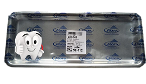 Bandeja de Aco Inox 22 X 12 X 1,5 Millenium - Fava