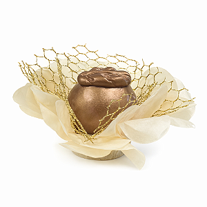 Forminha Imperial - Papel com tela - Bege