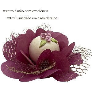 Forminha Imperial - Papel com tela - Rosa Velho Escuro SS39