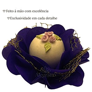 Forminha Imperial - Papel com tela - Roxo AC5562