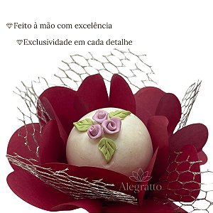 Forminha Imperial - Papel com tela - Marsala SS11