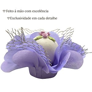 Forminha Imperial - Papel com tela - Lilás