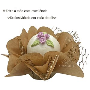 Forminha Imperial - Papel com tela - Kraft