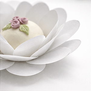 Kit 50 forminhas Bela Papel - Branca