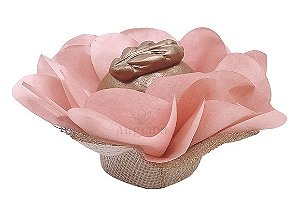 Forminha Lunita Papel com tela - Rosê- SS24