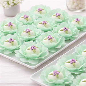 Forminha Delicatta Papel - Verde bebê SS05