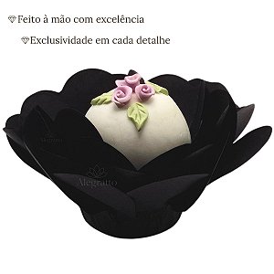 Forminha Delicatta Papel - Preto