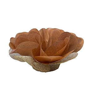 Forminha Lunita Papel com tela - Caramelo