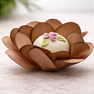 Kit 100 forminhas Bela Papel - Marrom