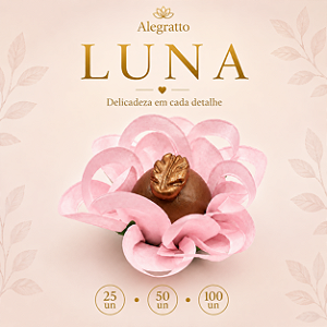 kit 25 forminhas Luna Papel - Rosa