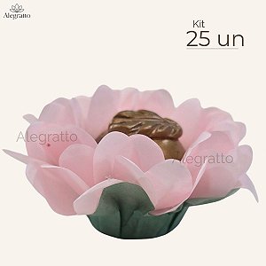 Kit 25 Forminhas Íris Papel - Rosa