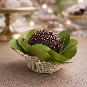 Forminha Lunita Papel com tela - Verde pistache