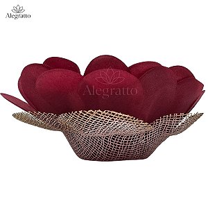 Forminha Lunita Papel com tela - Marsala