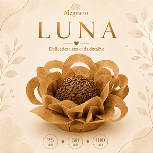 Kit forminhas Luna Papel - Dourado