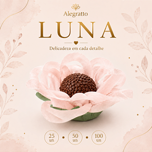 Kit forminhas Luna Papel - Rosa chá