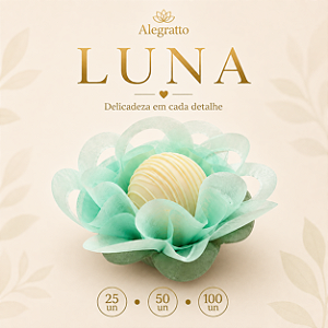 Kit forminhas Luna de Papel - Verde bebê para docinhos