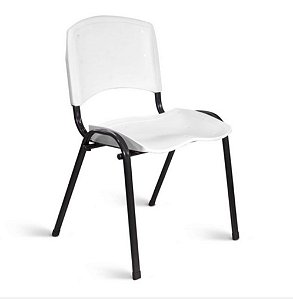 Cadeira Plastica Adria Base Fixa Branco