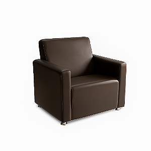 Sofá Roma 1 Lugar Braço 10cm