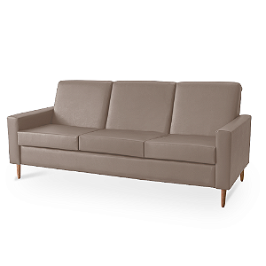 Sofá Millano 3 Lugares Braço 10cm