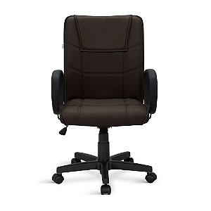 Cadeira Diretor Venezia Giratória PT Relax C/Braços Marrom