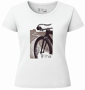 Camiseta Feminina Bike na trilha