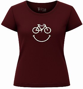 Camiseta Feminina Bike smile