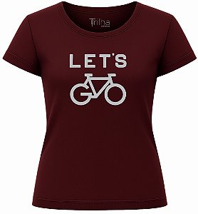 Camiseta Feminina Let's go biker