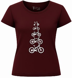 Camiseta Feminina Minhas bicicletas