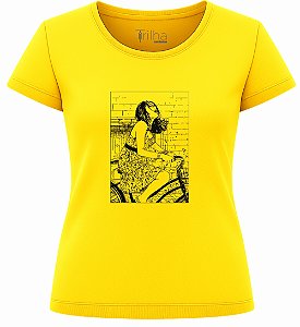Camiseta Feminina Prazer de pedalar