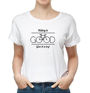 Camiseta Feminina Riding is good