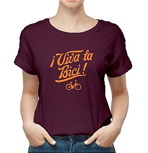 Camiseta Feminina Viva la Bici!