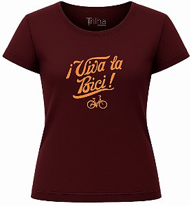 Camiseta Feminina Viva la Bici!