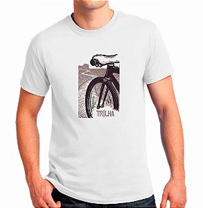 Camiseta Masculino Bike na trilha
