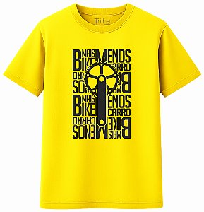 Camiseta Masculino Mais bike, menos carro
