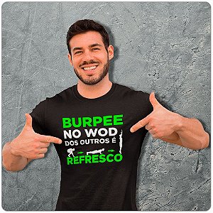 Camiseta My BOX - Burpee no WOD - Poliamida