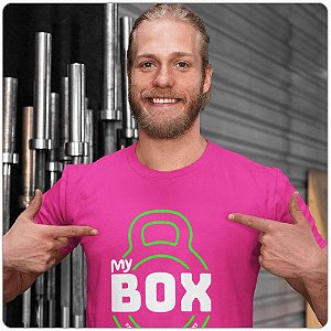 Camiseta My BOX - Rosa - Poliamida