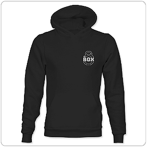 Moletom My BOX com capuz - preto