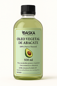 Óleo de abacate vegetal puro 500ml