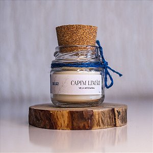 Capim Limão - Mini Vela Rolha