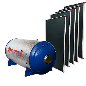 Aquecedor Solar 1000 Litros Solarem + 05 Coletores Lira 95.7 kwh/mês m²