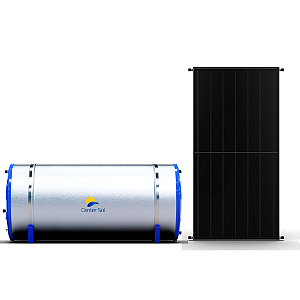 Aquecedor Solar 300 Litros em Aço INOX 304 Center Sol + 02 Coletores 2x1