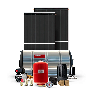 Kit de Aquecimento Solar de Água 500L - Alta Pressão WI-FI Inox 316 com Bastão de Anodo