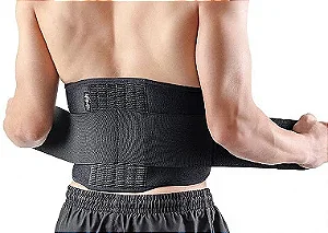 CINTA LOMBAR COM HASTES DE AÇO FLEXÍVEIS HIDROLIGHT