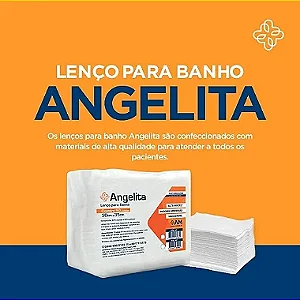 LENÇO PARA BANHO COM 50 UNDADES  ANGELITA