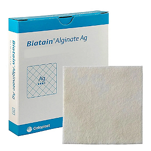 CURATIVO ALGINATO AG BIATAIN 10X10CM UN COLOPLAST
